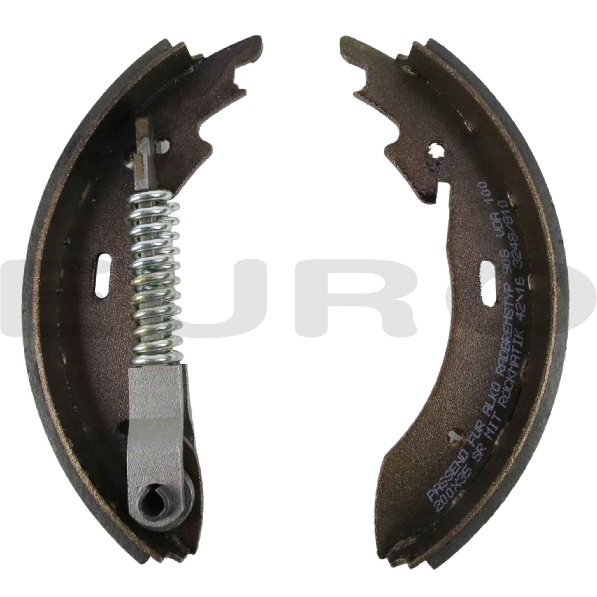 TZ000007 Trailer AL-KO ALKO Bremsebakke SR201 SR202 SR202 200x35 mm 252031 Euro Trailer