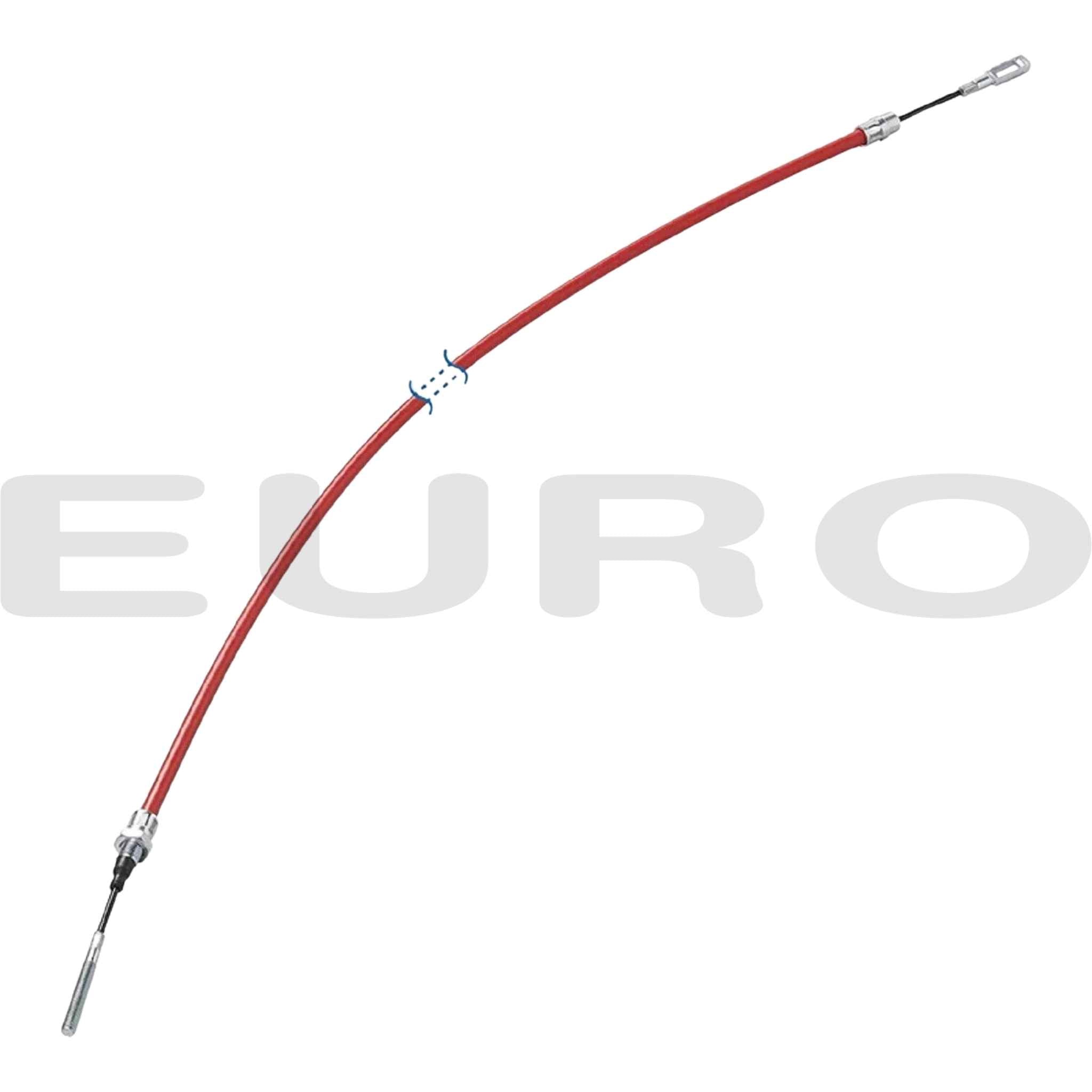 TZ000038 Trailer AL-KO ALKO Bremsekabel Longlife Øjetilslutning Gevindtilslutning 770/1025 mm 2088800403