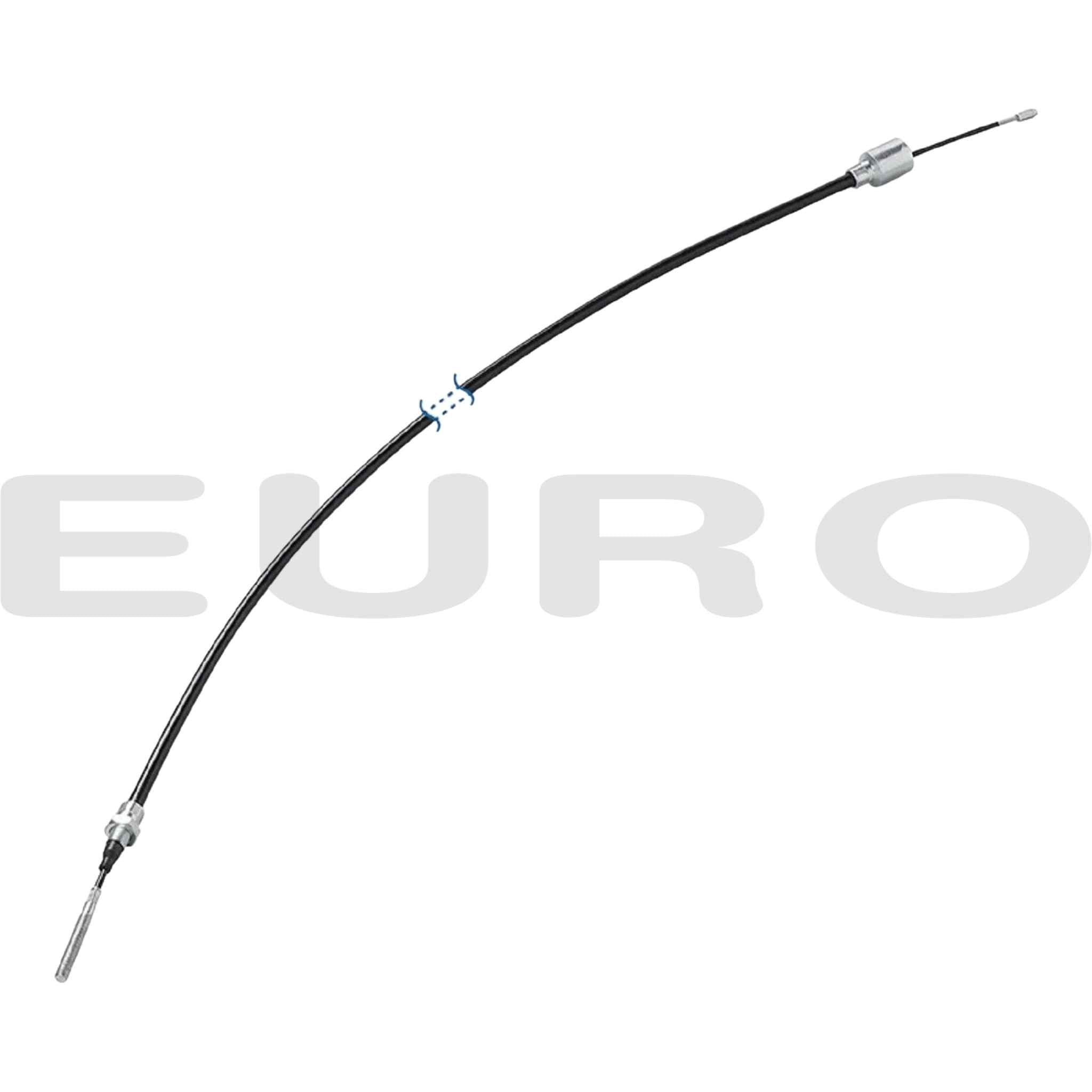 TZ000075 Trailer BPW Bremsekabel Longlife Klokketilslutning Gevindtilslutning 1630/1855 mm 05.089.33.88.0 Euro Trailer