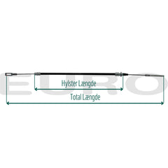 TZ000078 Trailer Knott Bremsekabel Longlife Øjetilslutning Gevindtilslutning 900/1200 mm 35006.14 Euro Trailer