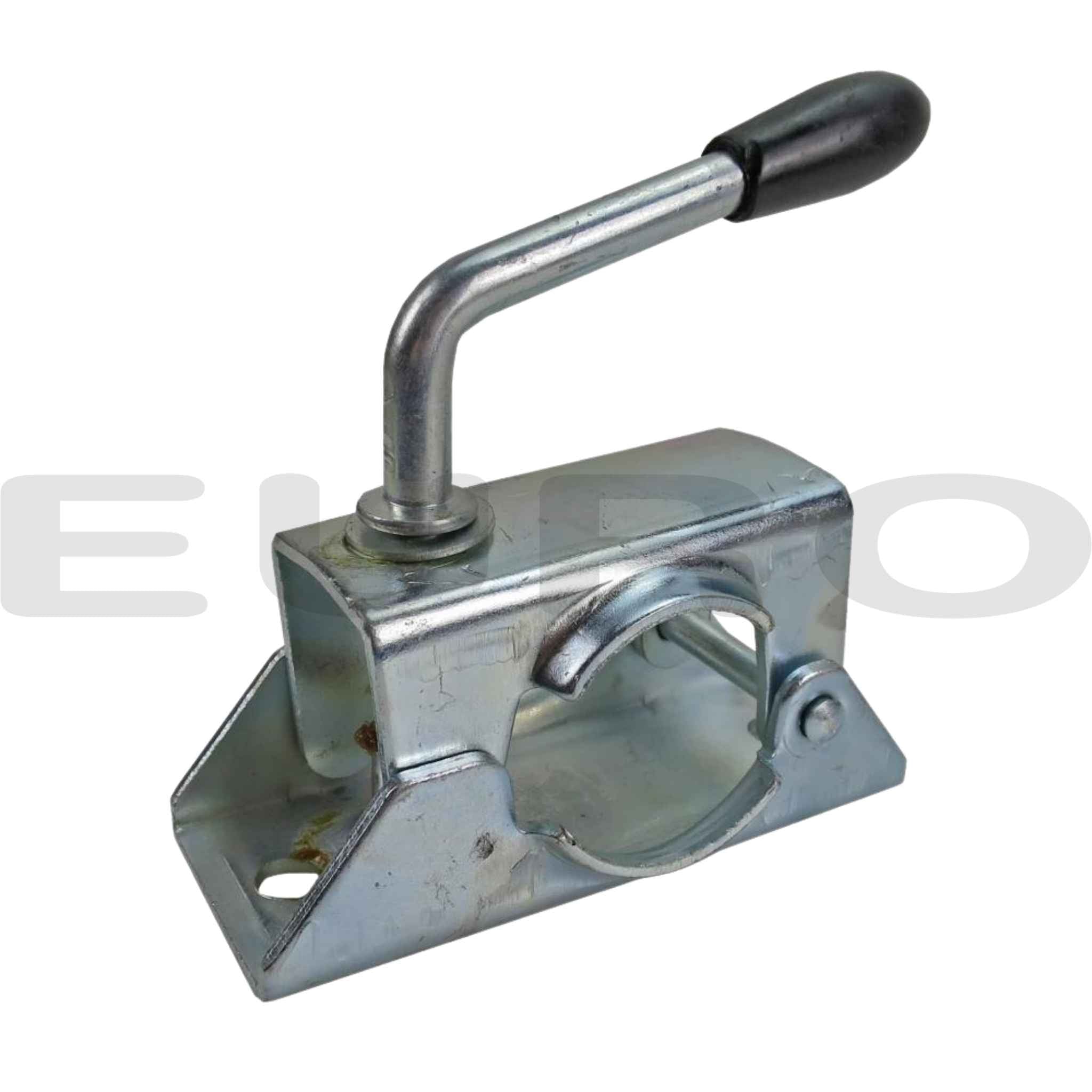 TZ000165 Trailer Klemmebeslag Klembøjle Næsehjul Støttehjul Støtteben Ø48 48 mm Euro Trailer