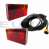 TZ000220 Trailer Aspöck Aspock Lygtesæt 450 cm Baglygte MultiPoint 1 I 24-5000-007 24-5200-007 Euro Trailer