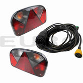 TZ000222 Trailer Aspöck Aspock Lygtesæt 450 cm Baglygte MultiPoint 2 II 24-7000-007 24-7200-007 Euro Trailer