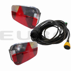 TZ000223 Trailer Aspöck Aspock Lygtesæt 400 cm Baglygte MultiPoint 3 III 24-8000-007 24-8210-007 Euro Trailer