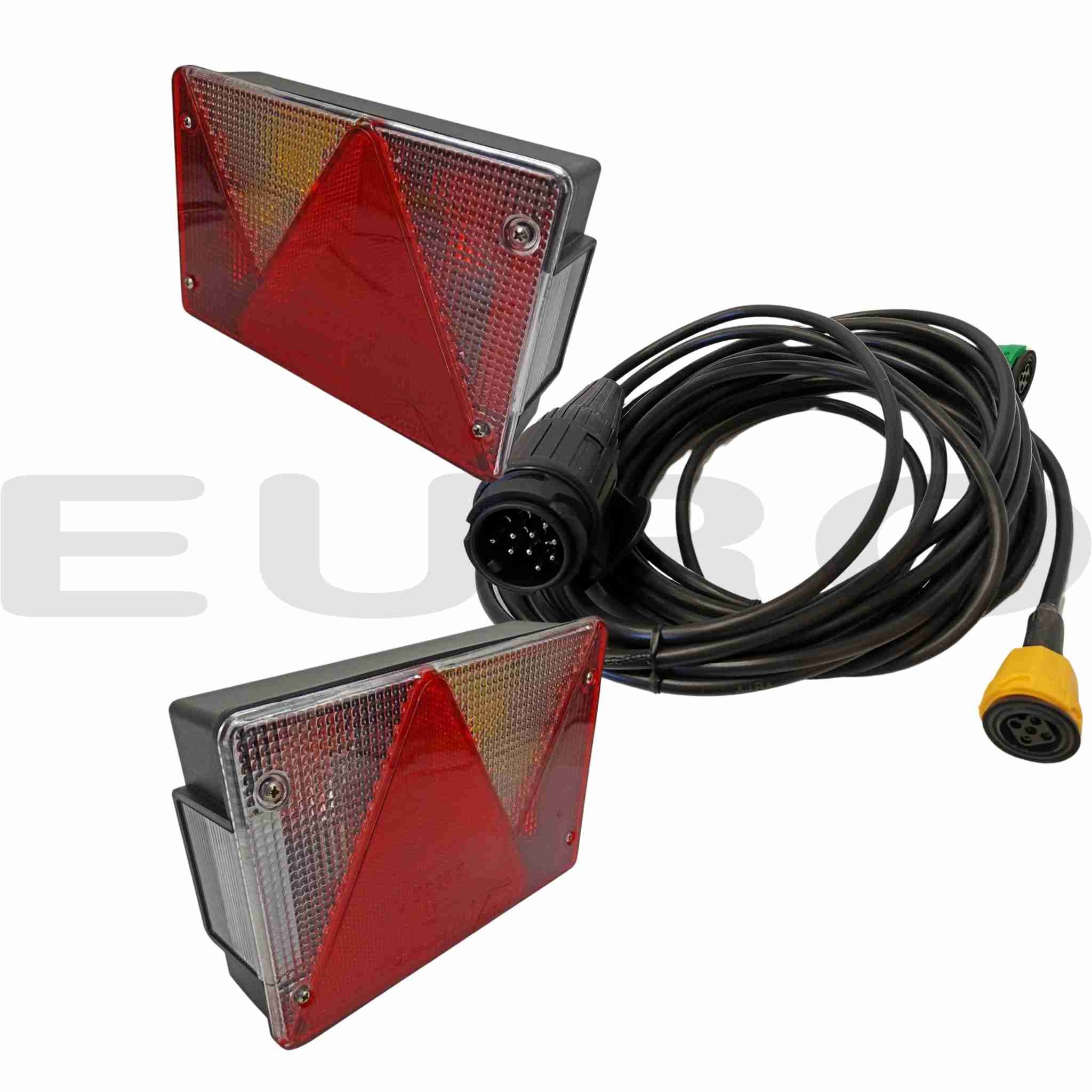 TZ000226 Trailer Aspöck Aspock Lygtesæt 450 cm Baglygte MultiPoint 4 IV 24-8400-007 24-8610-007 Euro Trailer