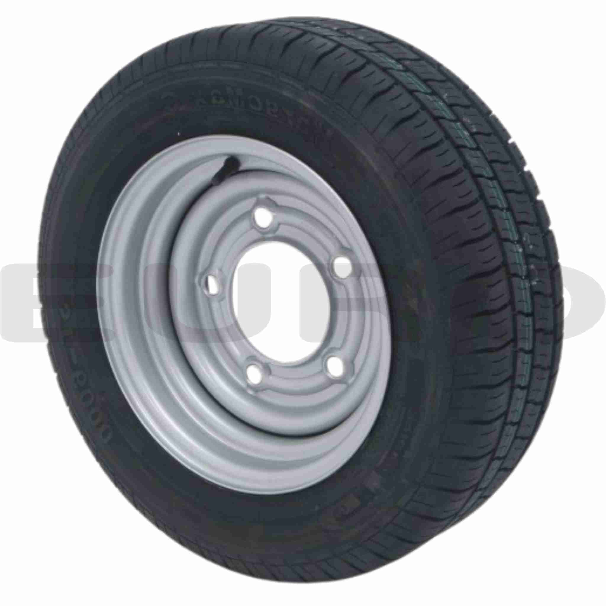 TZ000231 Trailer Hjul Komplet Dæk Fælg Reservehjul 185/60 R12C Ifor Williams Euro Trailer