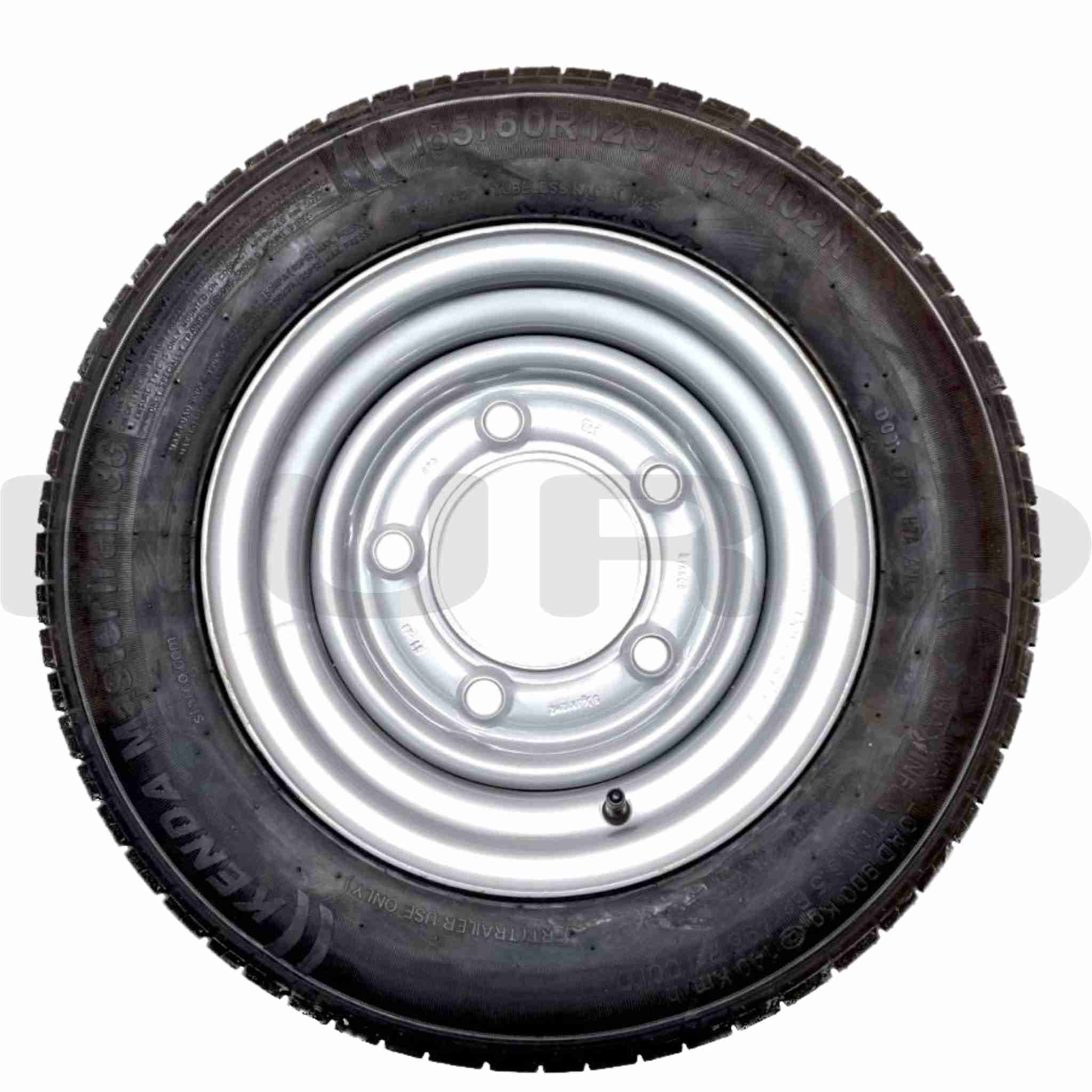 TZ000231 Trailer Hjul Komplet Dæk Fælg Reservehjul 185/60 R12C Ifor Williams Euro Trailer