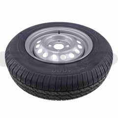 TZ000233 Trailer Hjul Komplet Dæk Fælge Reservehjul 155/80 R13 Euro Trailer