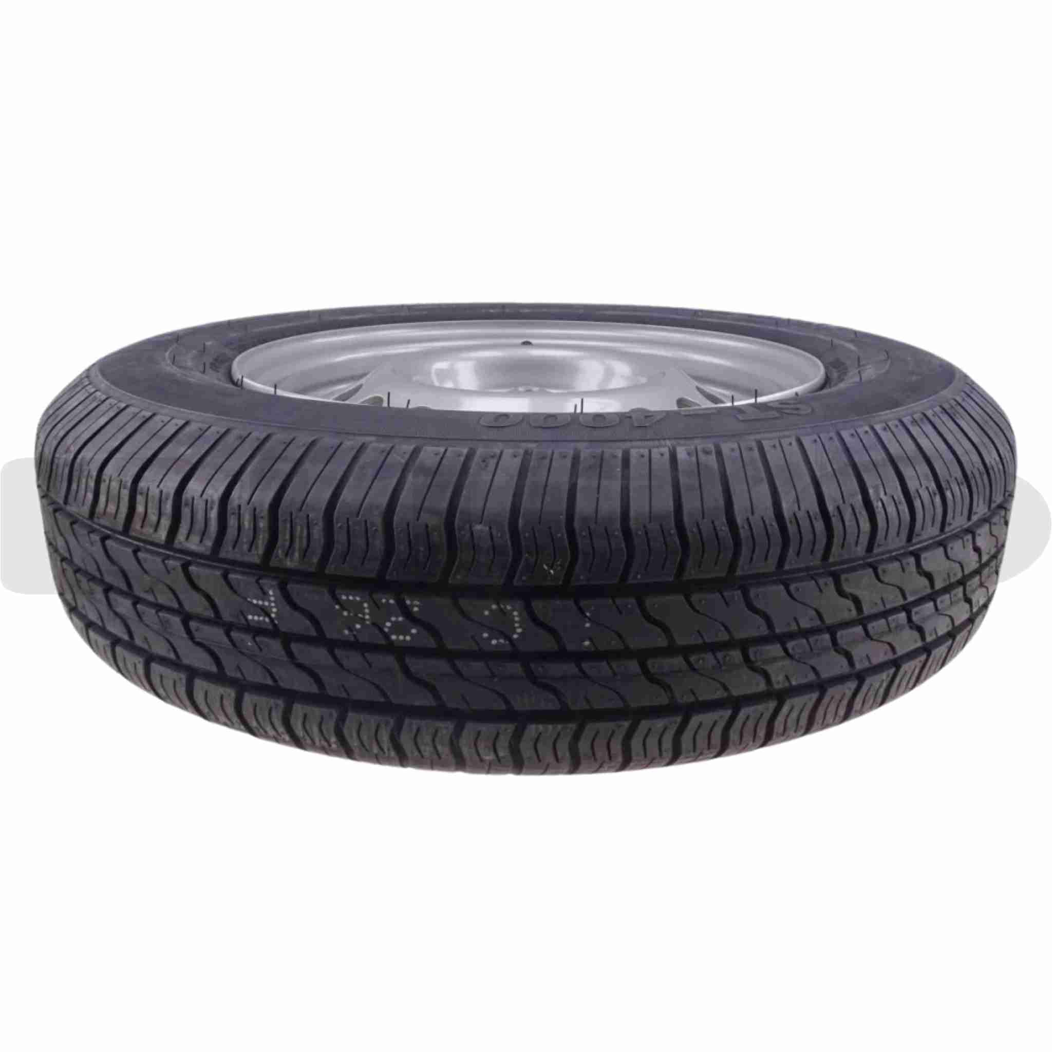 TZ000233 Trailer Hjul Komplet Dæk Fælge Reservehjul 155/80 R13 Euro Trailer