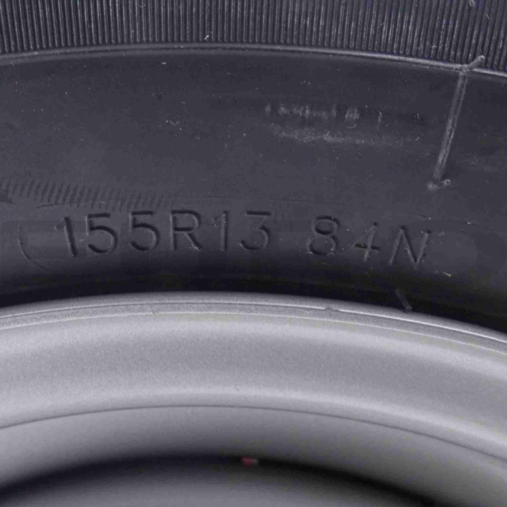 TZ000233 Trailer Hjul Komplet Dæk Fælge Reservehjul 155/80 R13 Euro Trailer