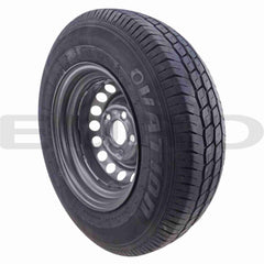 TZ000234 Trailer Hjul Komplet Dæk-Fælge Reservehjul 165 R13 C Euro Trailer