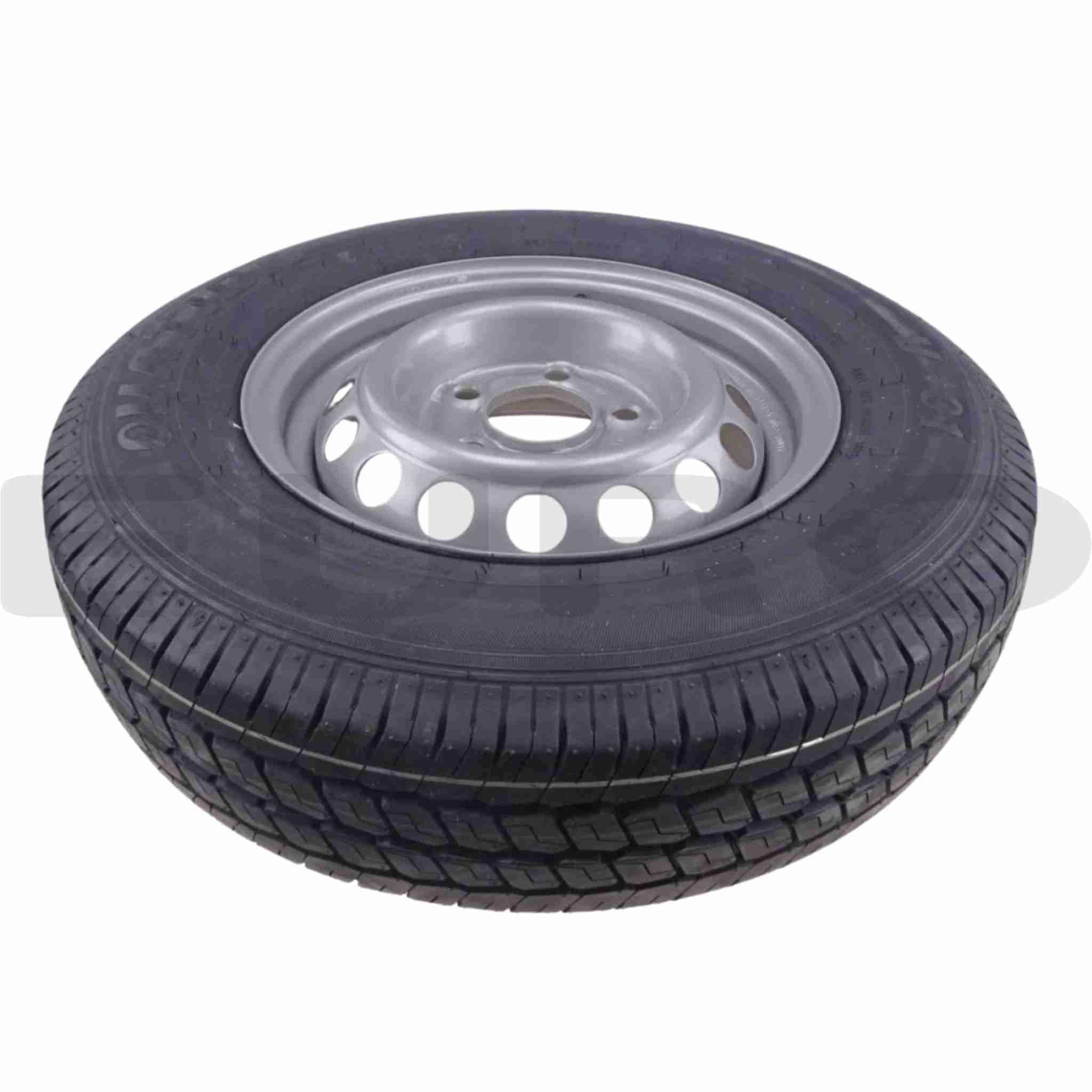 TZ000234 Trailer Hjul Komplet Dæk-Fælge Reservehjul 165 R13 C Euro Trailer