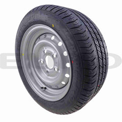 TZ000235 Trailer Hjul Komplet Dæk Fælge Reservehjul 195/50 R13 C Euro Trailer