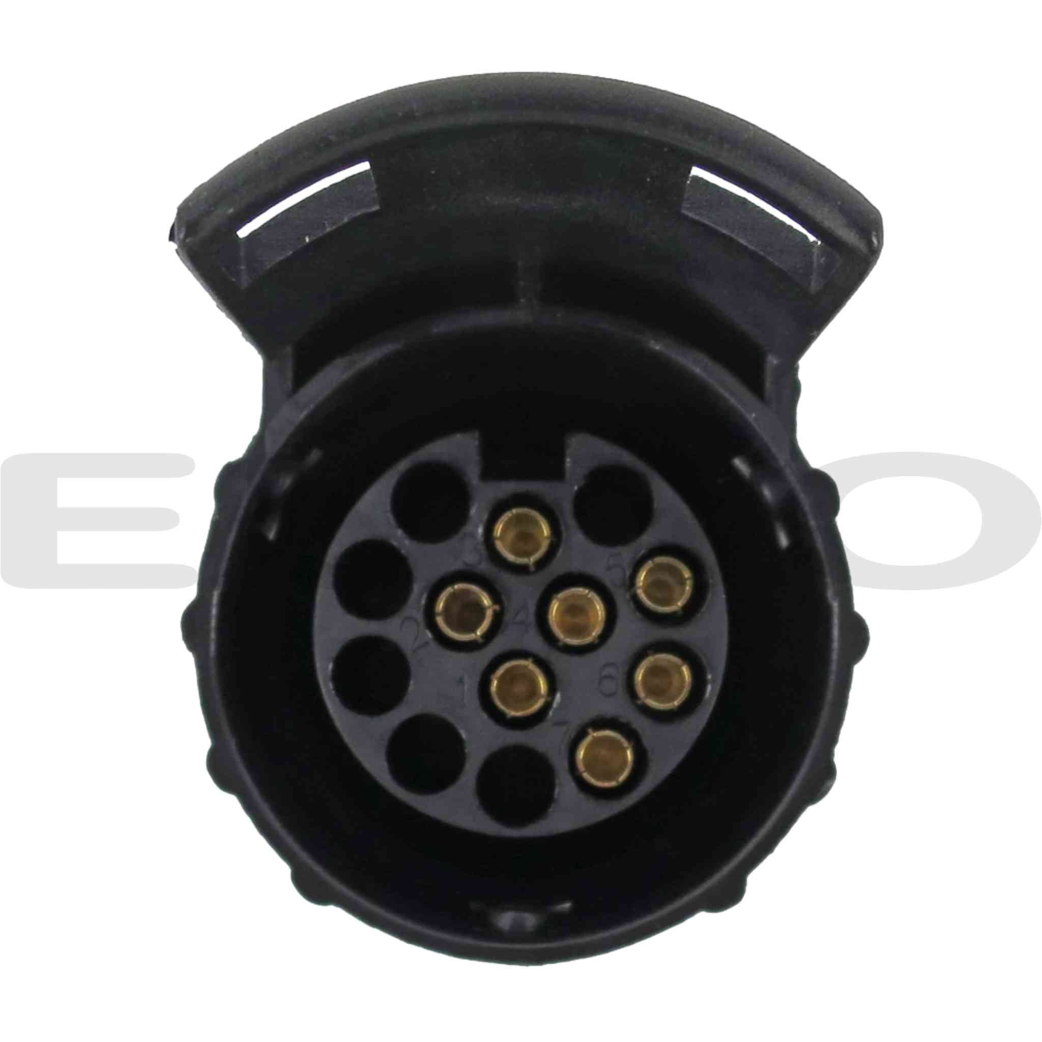 TZ000241 Trailer Campingvogn Adapter 7-13 pol polet 7 Bil 13 Trailer Euro Trailer