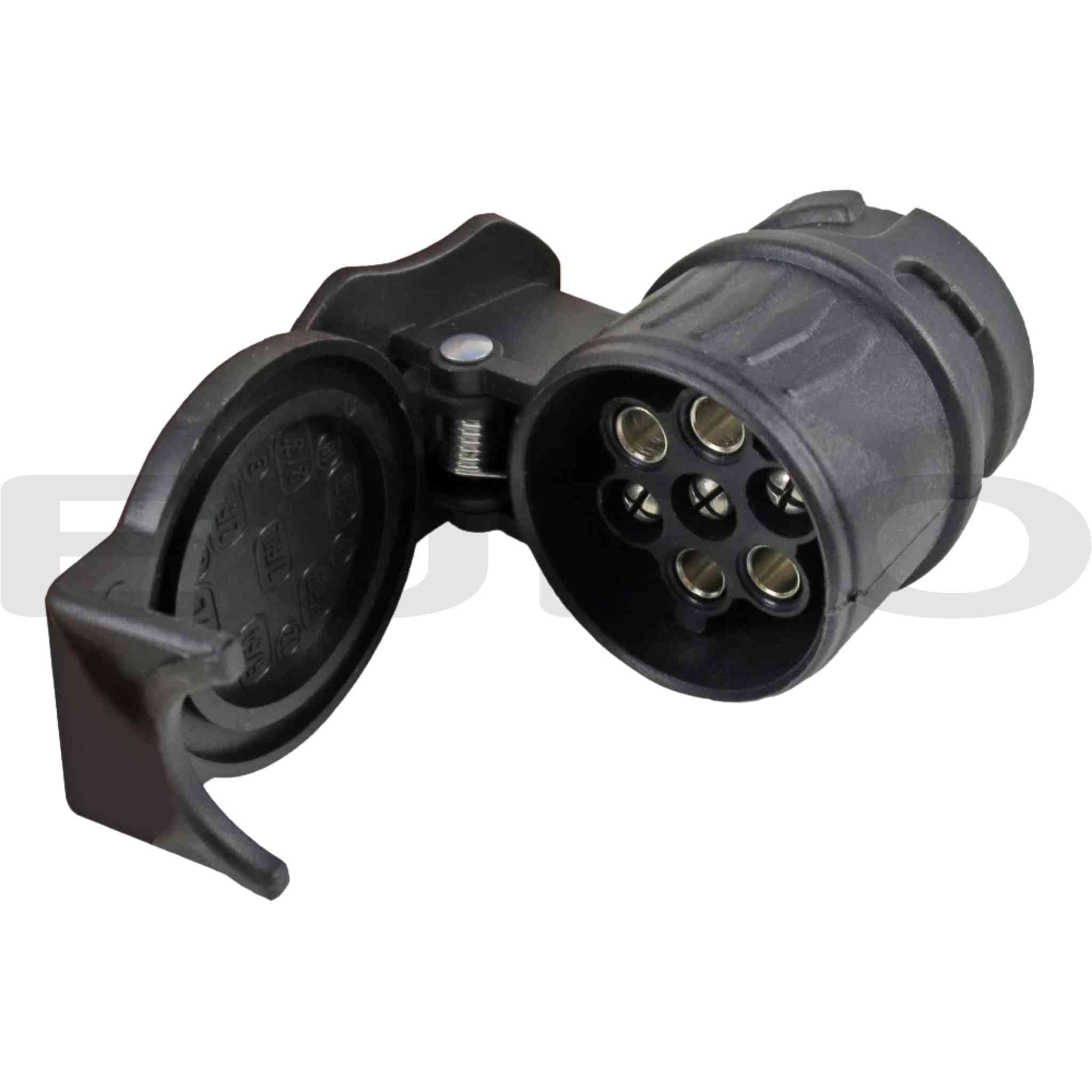 TZ000242 Trailer Adapter 13-7 pol polet 13-polet trailer 7-polet bil Euro Trailer