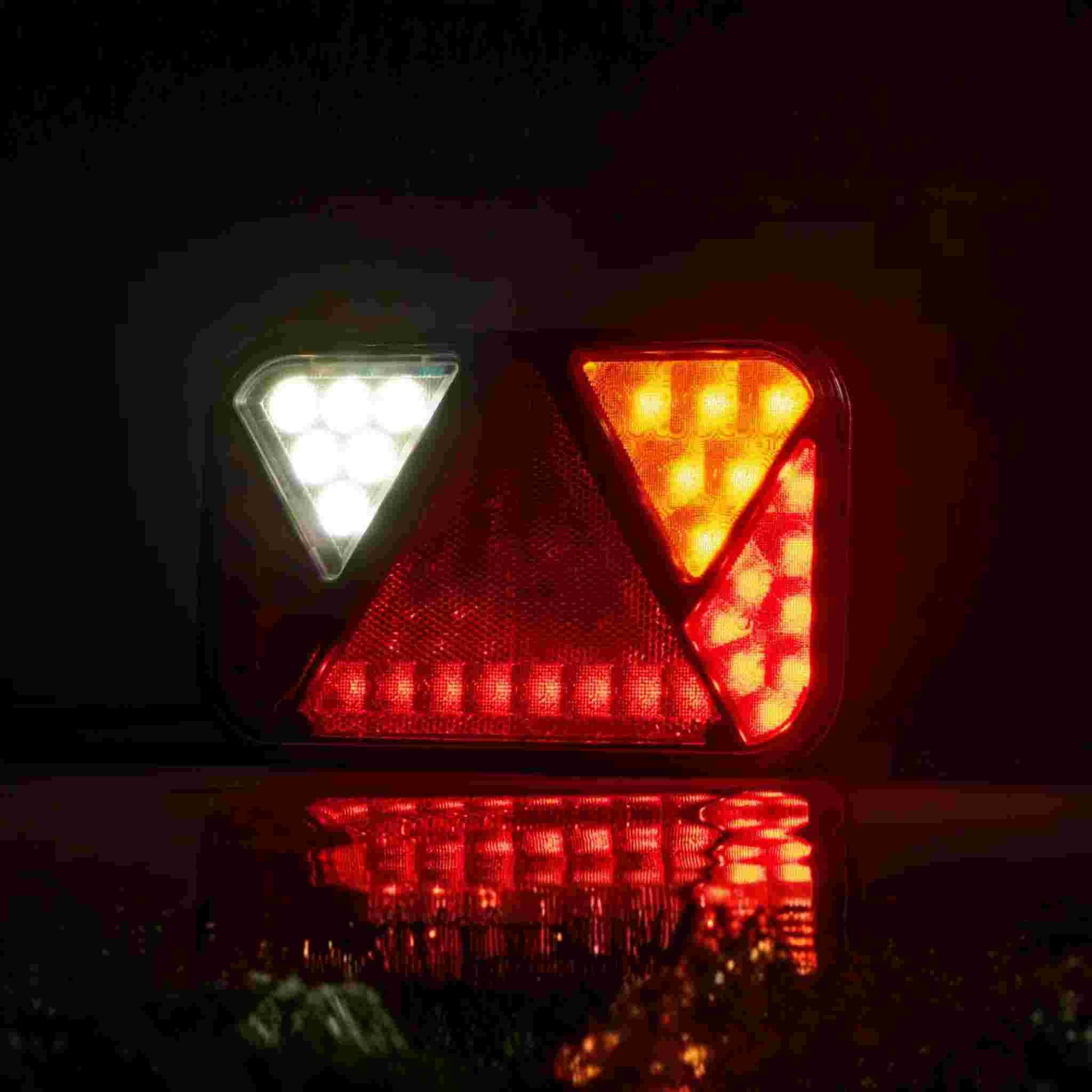 TZ00278 Trailer Euro Fristom FT-270 LED Højre Baglygte LEDBaglyte Modstand Original
