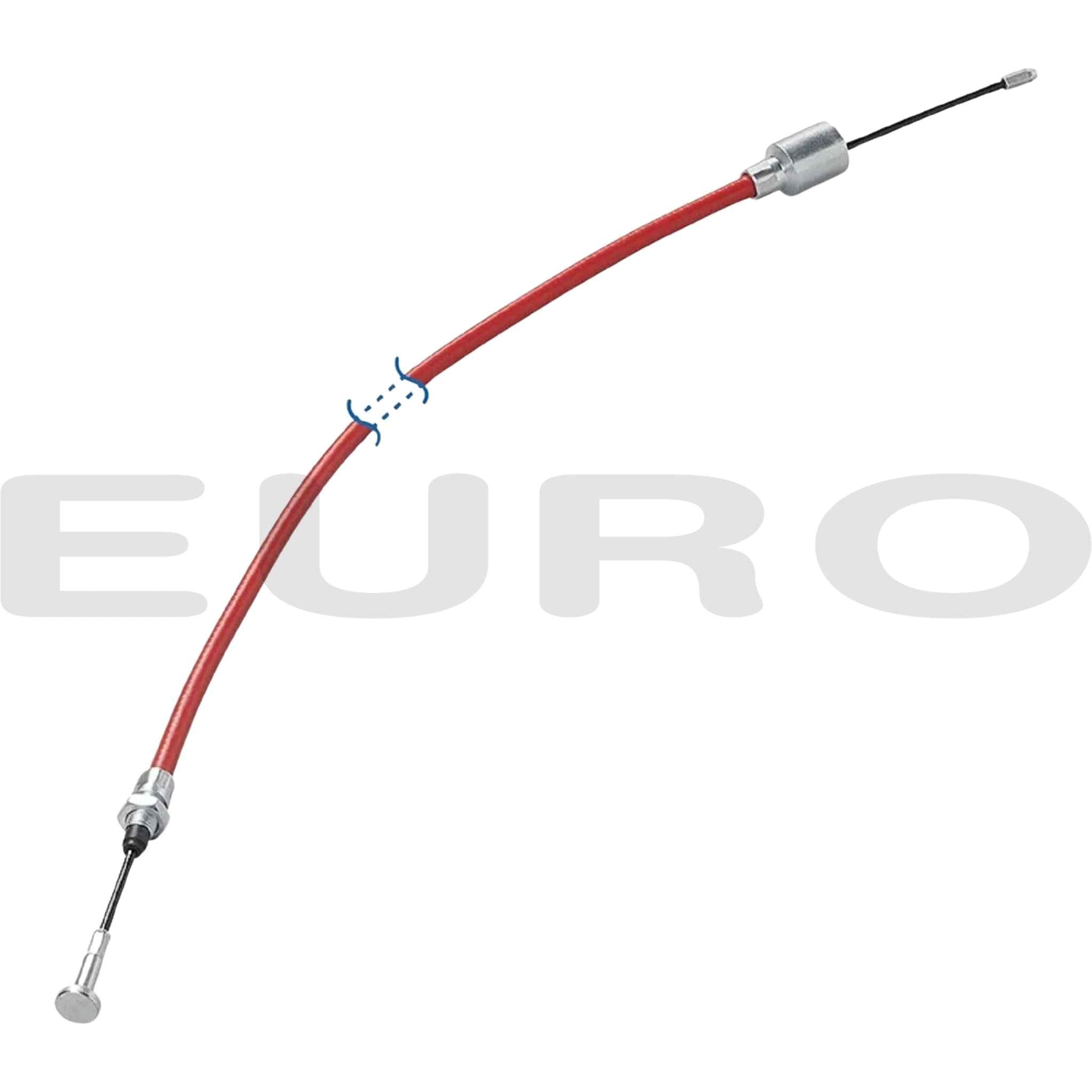 TZ000063 AL-KO ALKO Bremsekabel Longlife Klokketilslutning Nippeltilslutning 1430/1625 mm 247288