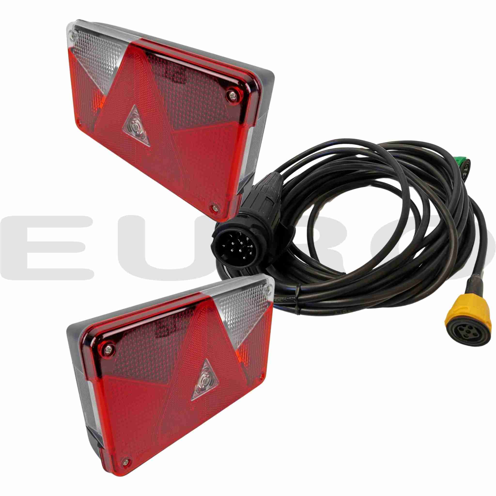 TZ000227 Trailer Aspöck Aspock Lygtesæt 400 cm Baglygte MultiPoint 5 V 24-8500-007 24-8710-007 Euro Trailer