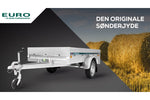 EURO 260 m/ ALL-INCL. Pakke (Ekstrasider + Flad Pres. + Støttehjul) - EURO Trailer