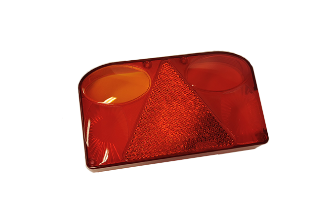 Baglygteglas, EURO, Venstre Side - EURO Trailer